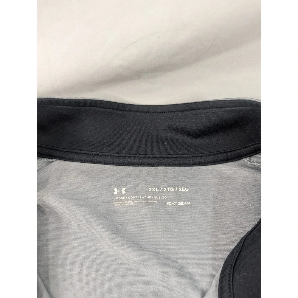 Under Armour Heat Gear Pullover Quarter Zip Lightweight Mens Long Sleeve 2XL